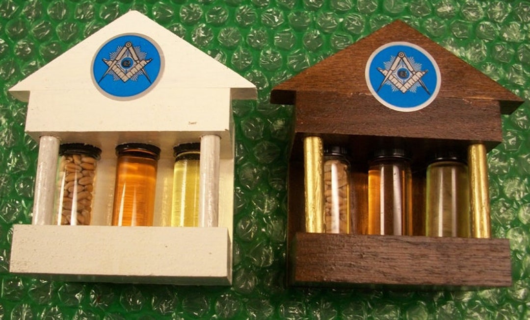 Masonic Fellowcraft Token, Corn, Wine and Oil and Masonic Coin Etsy