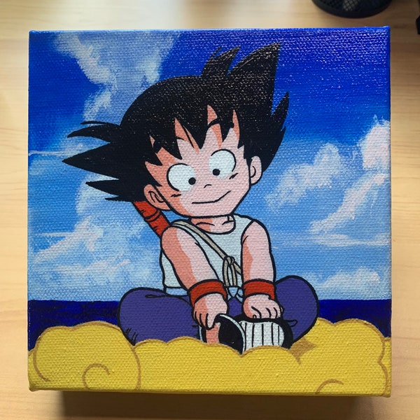 Kid Goku painting