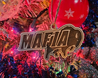 Buffalo Football Mafia Ornament