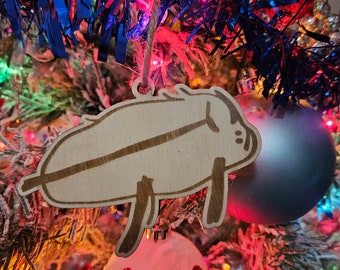 Buffalo Football Ornament Allen Potato Logo Sketch