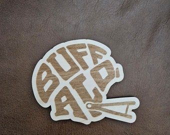 Buffalo Magnet Football Helmet