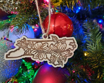 North Carolina Ornament Dogwood State Flower