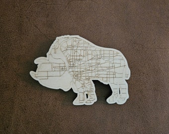 Buffalo Magnet City Map
