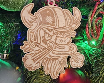 Buffalo Football Angry Bison Ornament