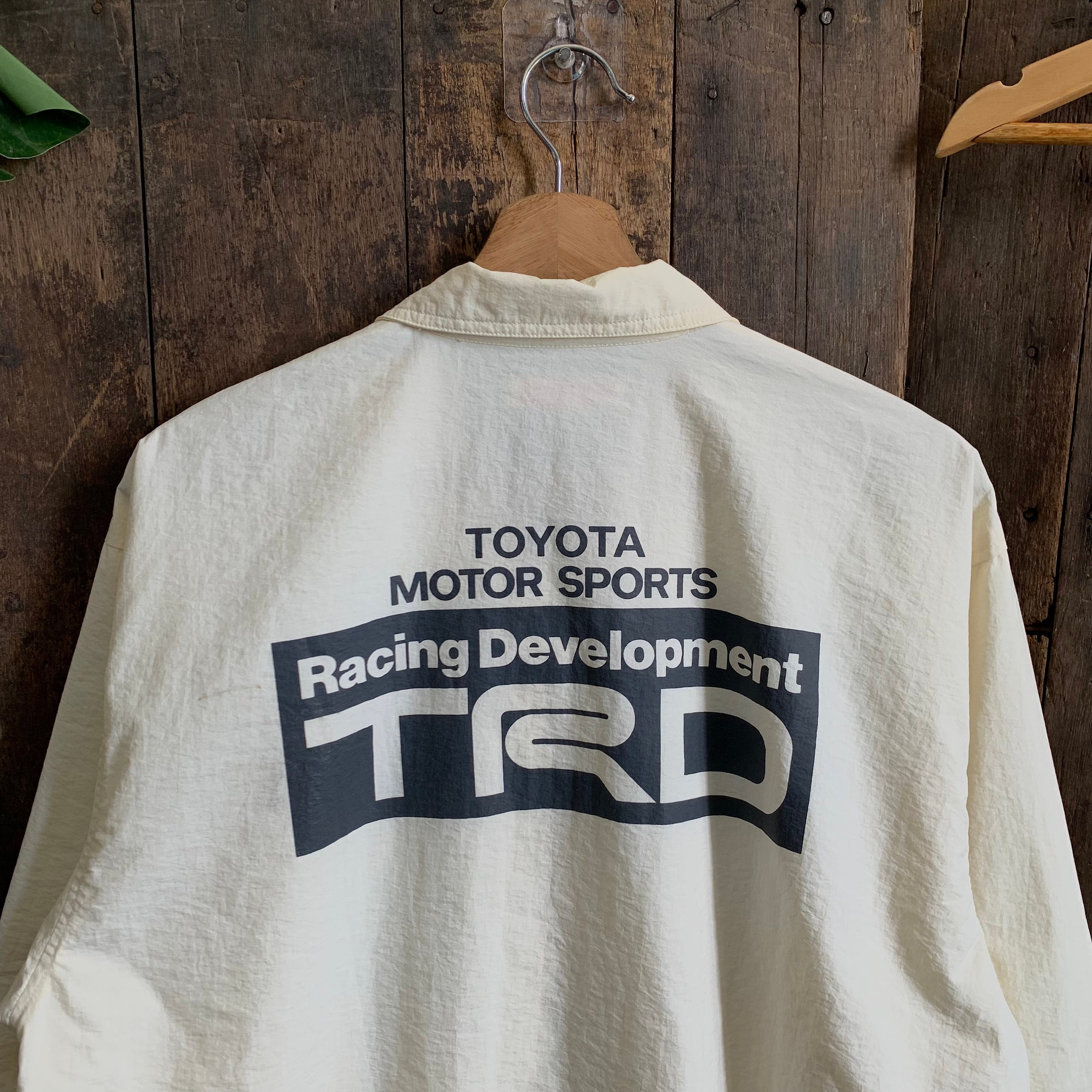 ビンテージ TRD レーシング デベロップメント　ジャケット トヨタ Vintage 90s TRD Toyota Racing Development Spellout Big Logo