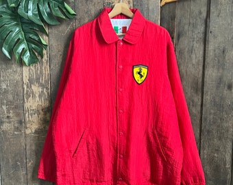 Vintage 90s FERRARI MAGNETI MARELLI Racing Motorsport Jacket