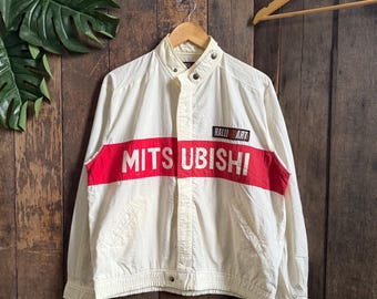 ヴィンテージ ラリーアート 三菱自動車 レーシング ライト ジャケット