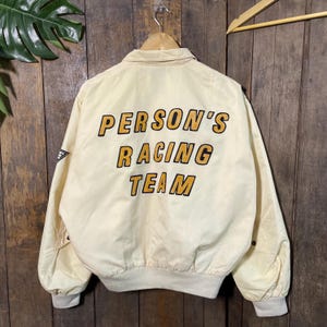 Vintage Person’s Racing Team Bomber Jacket
