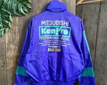 Vintage MITsubifi Ralliart Kenj’ro Bomber Jacke