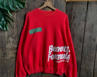 Vintage Benetton Formula 1 Racing Crewneck
