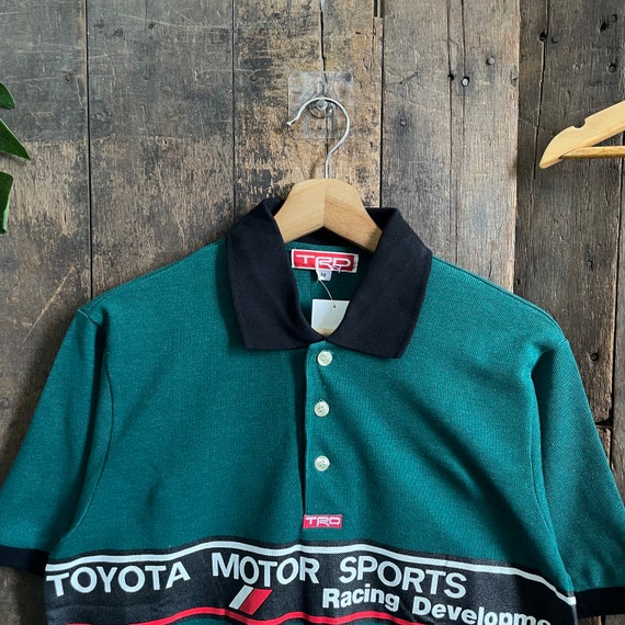 Vintage Toyota TRD Motorsports Polo Tshirt - image 2