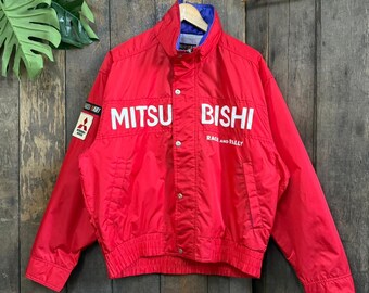 Vintage MITsubibus Ralliart Bomber Jacke