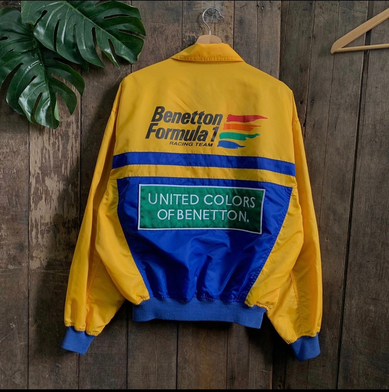 Vintage United Colours Benetton Formula 1 Bomber Jacket - Etsy Vintage United Colours Benetton Formula 1 Bomber Jacket - Etsy