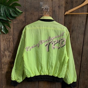 Vintage Toyota TRD Racing Reversible Bomber Jacket