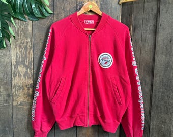 Vintage TRD Tracking Bomberjacke aus 100% Baumwolle