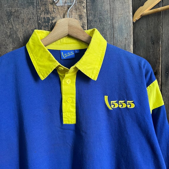 Vintage Subaru 555 Racing Polo Shirt Longsleeve - Gem