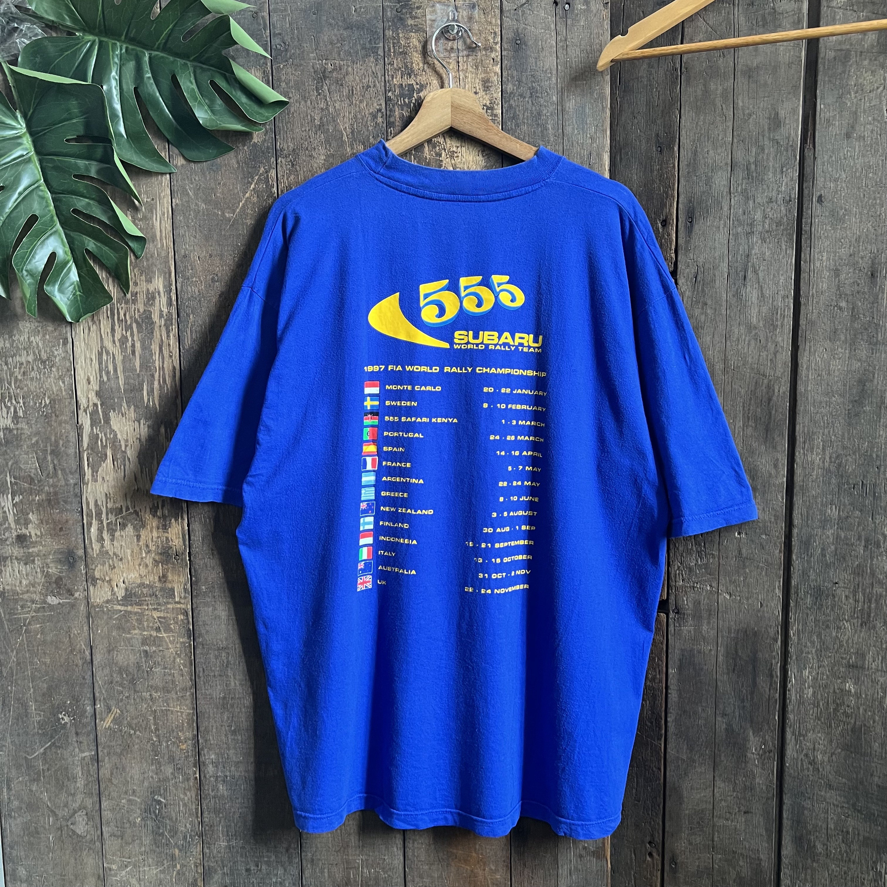 Vintage Subaru 555 World Rally Team Tshirt - Etsy
