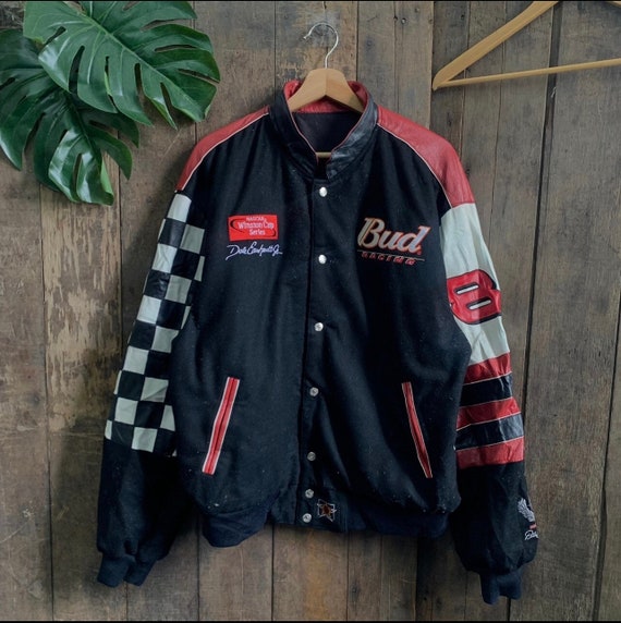 Budweiser Racing Reversible Varsity Jacket by Jeff Hamliton - Etsy