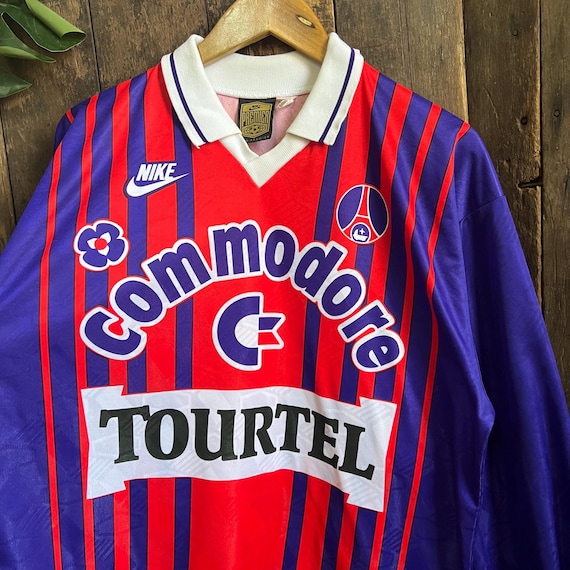 Superrare Vintage Nike PSG 1993-94 Home Longsleeve Jersey - Etsy