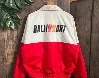 Vintage Ralliart Mitsubishi Motors Racing Light Jacket