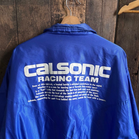 Vintage Calsonic Racing Team Bomber Jacket - image 3