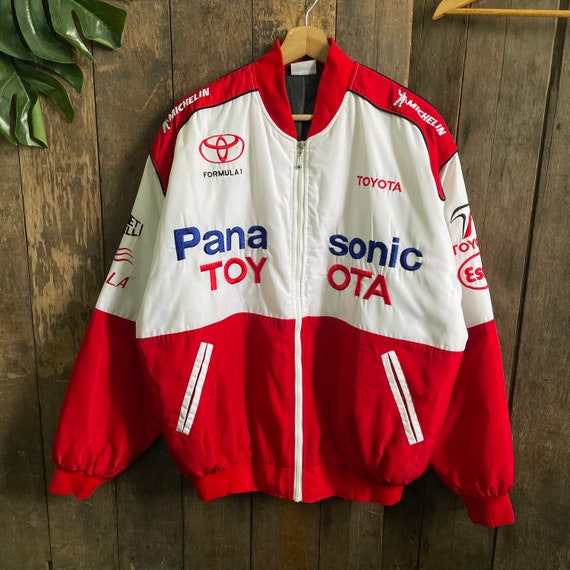 Vintage Toyota Panasonic Racing Bomber Jacket - Etsy