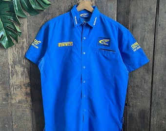 Vintage Subaru Sti World Rally Team Racing Shirt