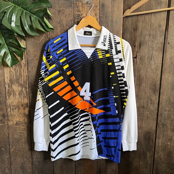 Vintage Asics Japan Longsleeve Football Shirt - Etsy