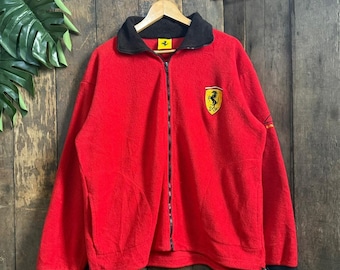 Vintage Ferrari Fleece Jacke