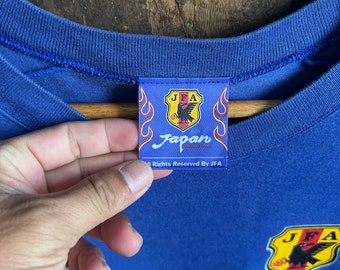 1996年JFA サッカー日本代表 Tシャツ 選手メッセージサイン入り Fサイズ 1996 JFA 公式 サッカー 日本代表 柳沢 敦 ユニフォーム Tシャツ