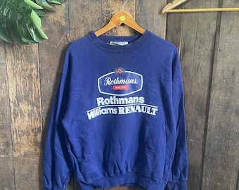 Vintage Rothmans Williams Renault Racing Crewneck
