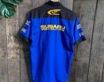 Subaru World Rally Team Button up Racing Shirt - Etsy