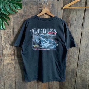 Vintage Fullscale Subaru Impreza WRX Racing Tshirt