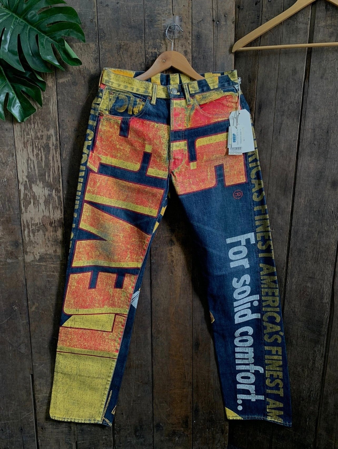 リーバイス　ビンテージ　バナー　販促　周年　インテリア LVC 501 ヴィンテージ 1950 LEVI'S リーバイス 紙製 バナー 501XX - メルカリ