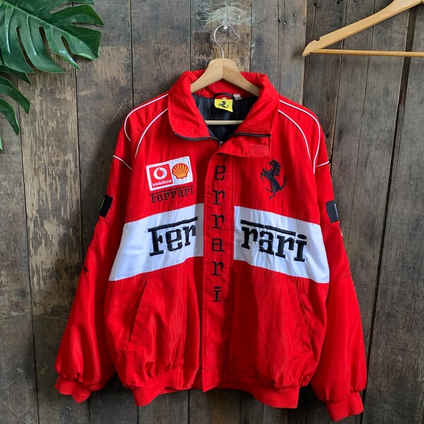 Vintage Ferrari Bomber Racing Jacket