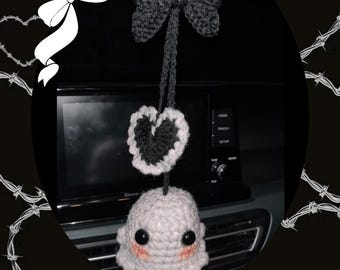 Spooky Ghost Car Hanger Accessory