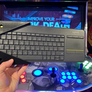 Logitech Keyboard hidden tray for Arcade Machines