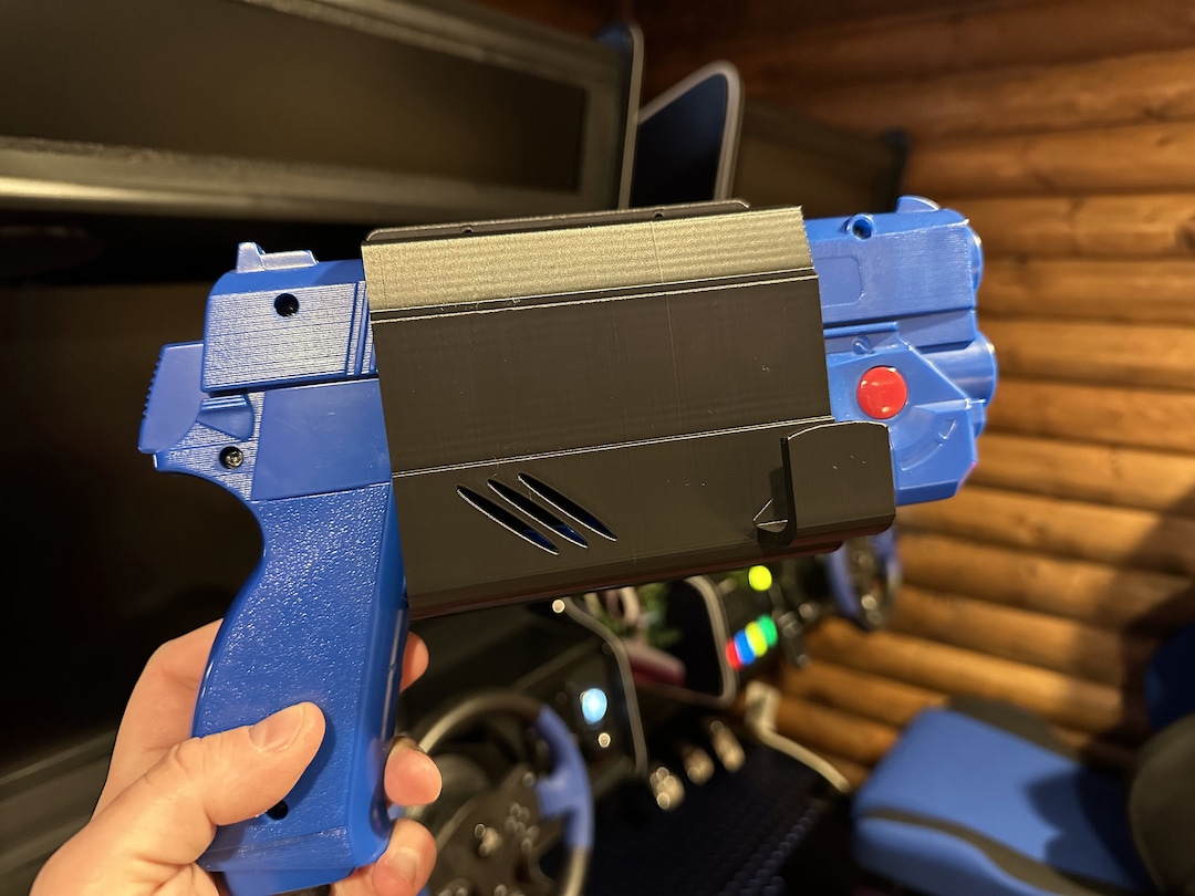 Gun4ir Guncon Arcade Lightgun Holster With Wire Management Etsy