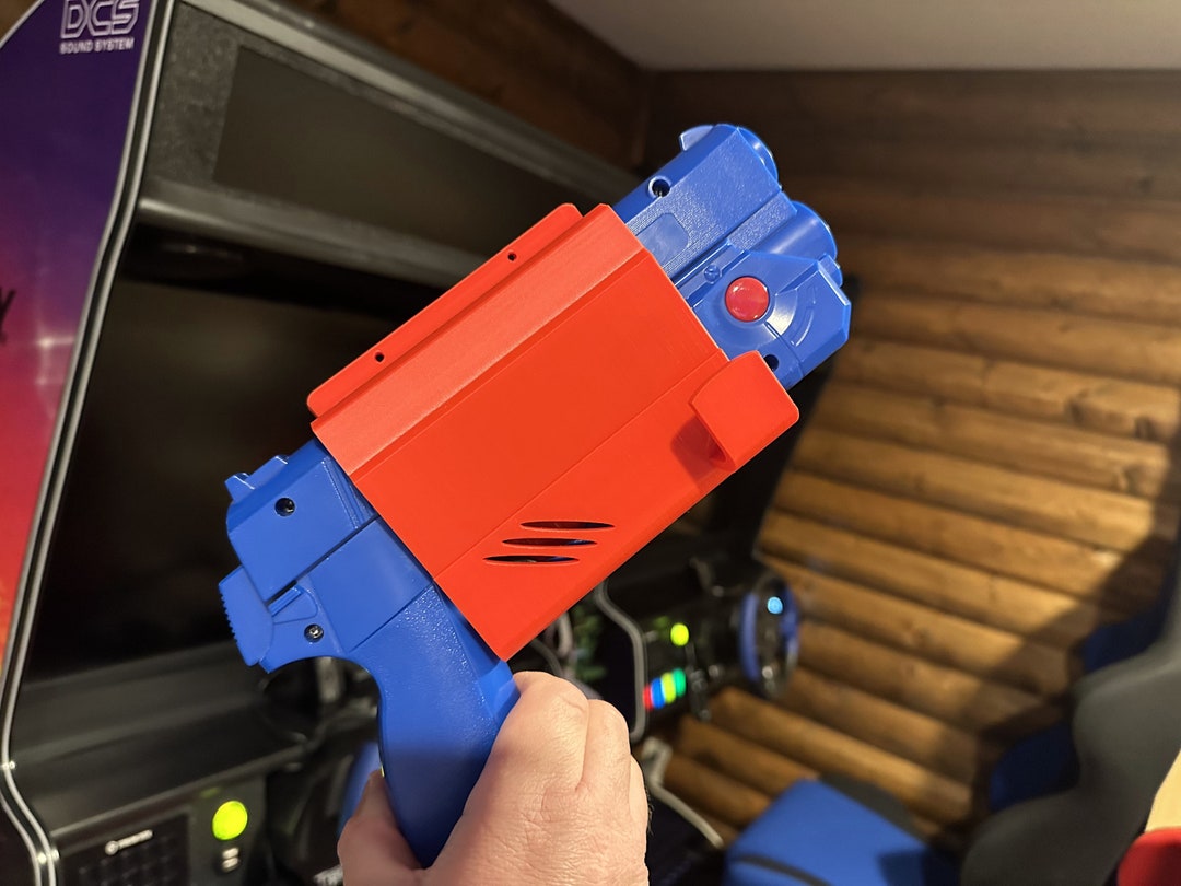 Ultimarc Aimtrak Arcade Lightgun Holster With Wire Management Etsy