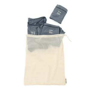 Bio Baumwolle Wäsche Netzbeutel 3 Größen M, L, XL