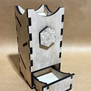 D&D Dice Tower Laser Cut