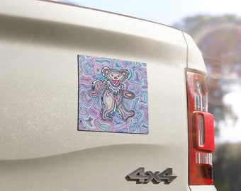 Grateful Dead Bear Artwork Car Magnets