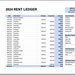 Rent Payment Ledger Template Landlord Rental Spreadsheet - Etsy