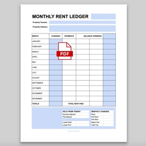 rent ledger