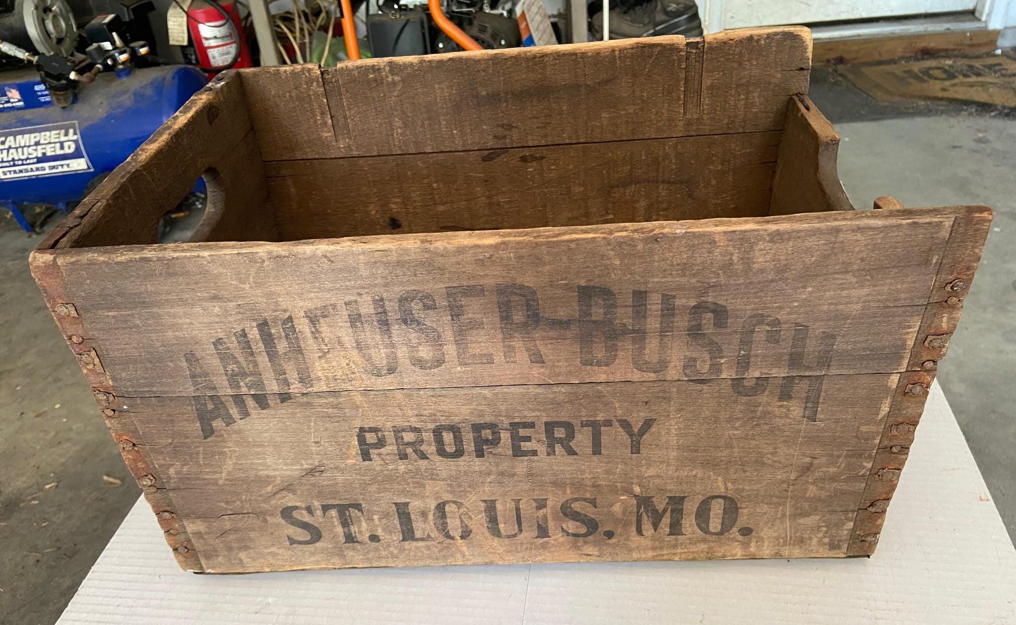 Budweiser Wood Crate - Etsy