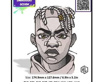 Ekko League of Legends Embroidery Design (Digital Download)
