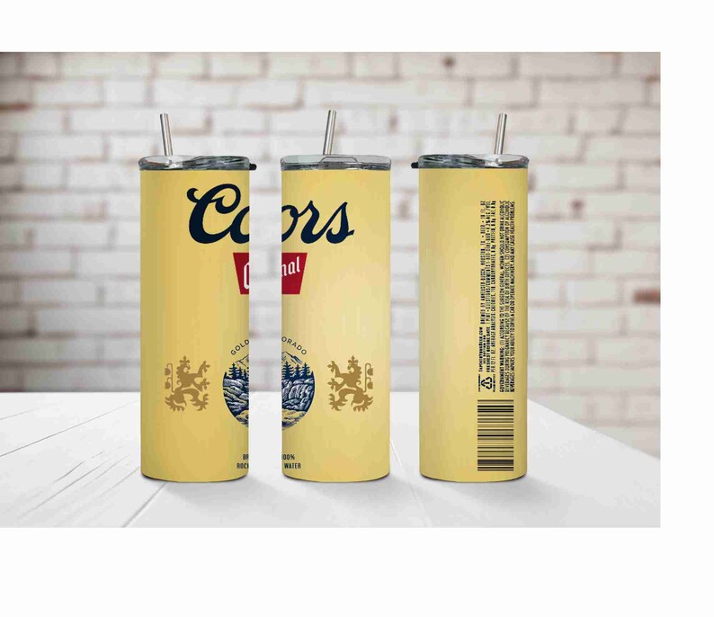 Coors Original / Light Beer Sublimation Design / 20oz / Etsy UK