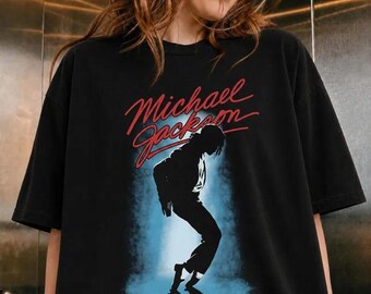 MJ Tour Bad Shirt, Retro King Of Pop Michael Trendy Jackson Graphic Tee, Gift for Fan, Best Popular Shirt Captain Eo Unisex Best Tshirt
