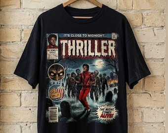 Michael Jackson Movie Thriller T Shirt, King Of Pop, Best Popular Shirt Captain Eo Unisex Best Tshirt