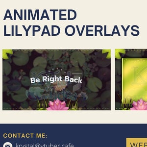 Lily Pad | Waterlily | Overlays Animated Twitch | YouTube | Facebook Gaming